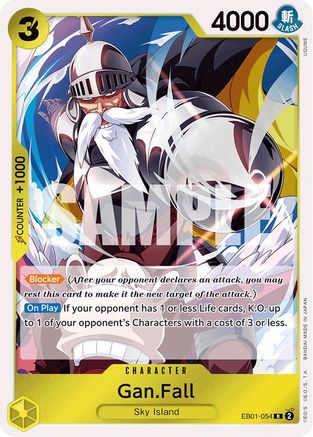 Gan.Fall (EB01-054) - Extra Booster: Memorial Collection Foil | Grognard Games