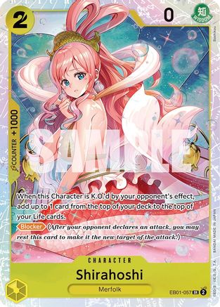 Shirahoshi (EB01-057) - Extra Booster: Memorial Collection Foil | Grognard Games