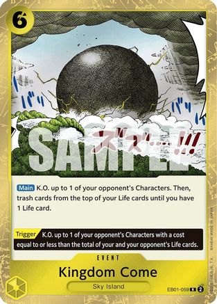 Kingdom Come (EB01-059) - Extra Booster: Memorial Collection Foil | Grognard Games