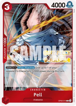 Pell (Judge Pack Vol. 3) (OP05-014) - One Piece Promotion Cards Foil | Grognard Games