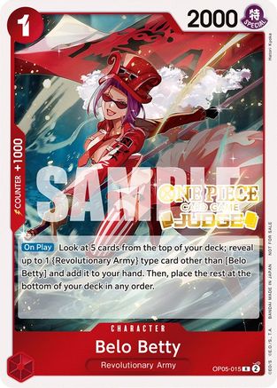 Belo Betty (Judge Pack Vol. 3) (OP05-015) - One Piece Promotion Cards Foil | Grognard Games