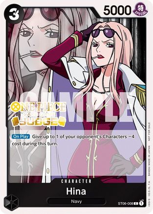 Hina (Judge Pack Vol. 3) (ST06-008) - One Piece Promotion Cards Foil | Grognard Games