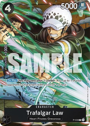 Trafalgar Law (Event Pack Vol. 4) (P-038) - One Piece Promotion Cards Foil | Grognard Games