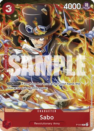 Sabo (Event Pack Vol. 4) (P-044) - One Piece Promotion Cards Foil | Grognard Games