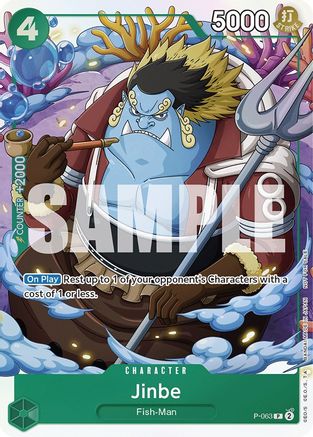 Jinbe (Event Pack Vol. 4) (P-063) - One Piece Promotion Cards Foil | Grognard Games