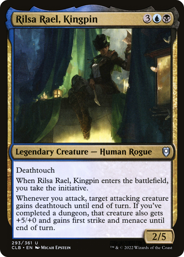 Rilsa Rael, Kingpin (CLB-293) - Commander Legends: Battle for Baldur's Gate Foil | Grognard Games