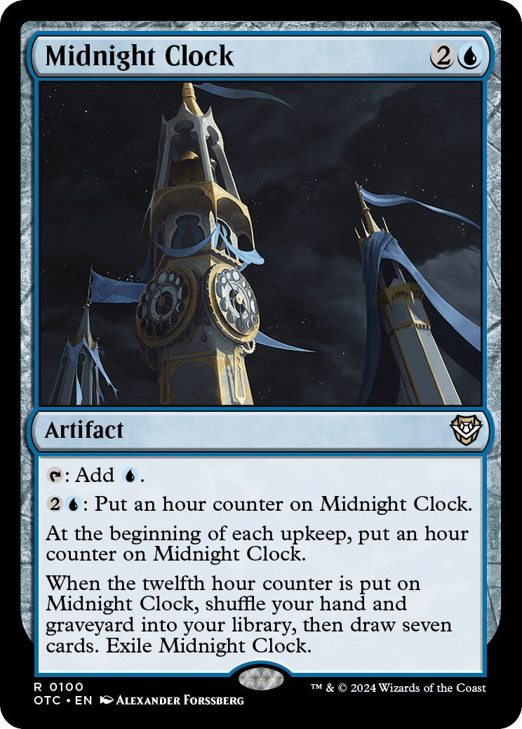 Midnight Clock [Outlaws of Thunder Junction Commander] | Grognard Games