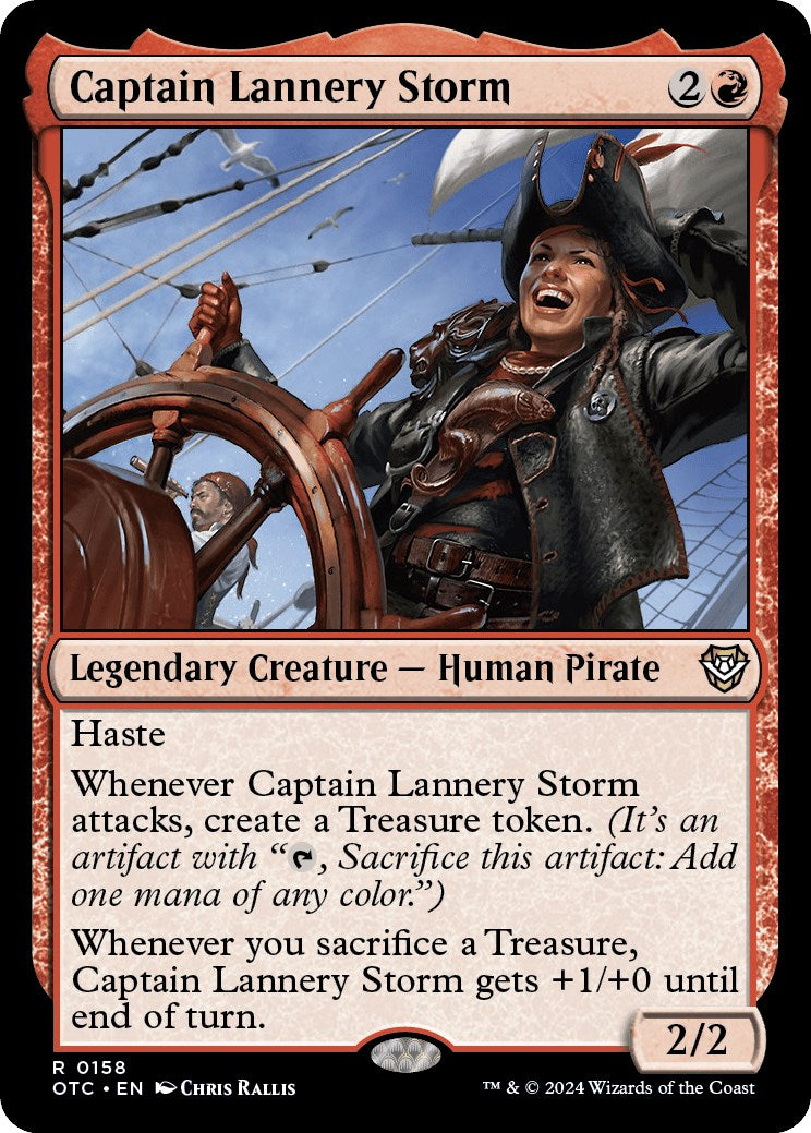 Captain Lannery Storm [Outlaws of Thunder Junction Commander] | Grognard Games