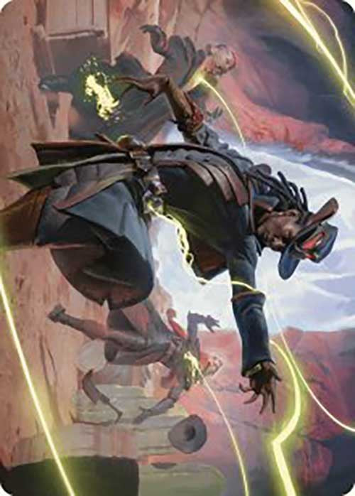 Lilah, Undefeated Slickshot Art Card [Outlaws of Thunder Junction Art Series] | Grognard Games