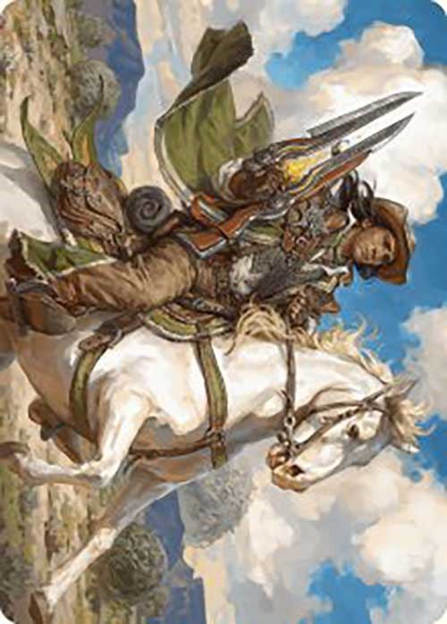 Wylie Duke, Atiin Hero Art Card [Outlaws of Thunder Junction Art Series] | Grognard Games