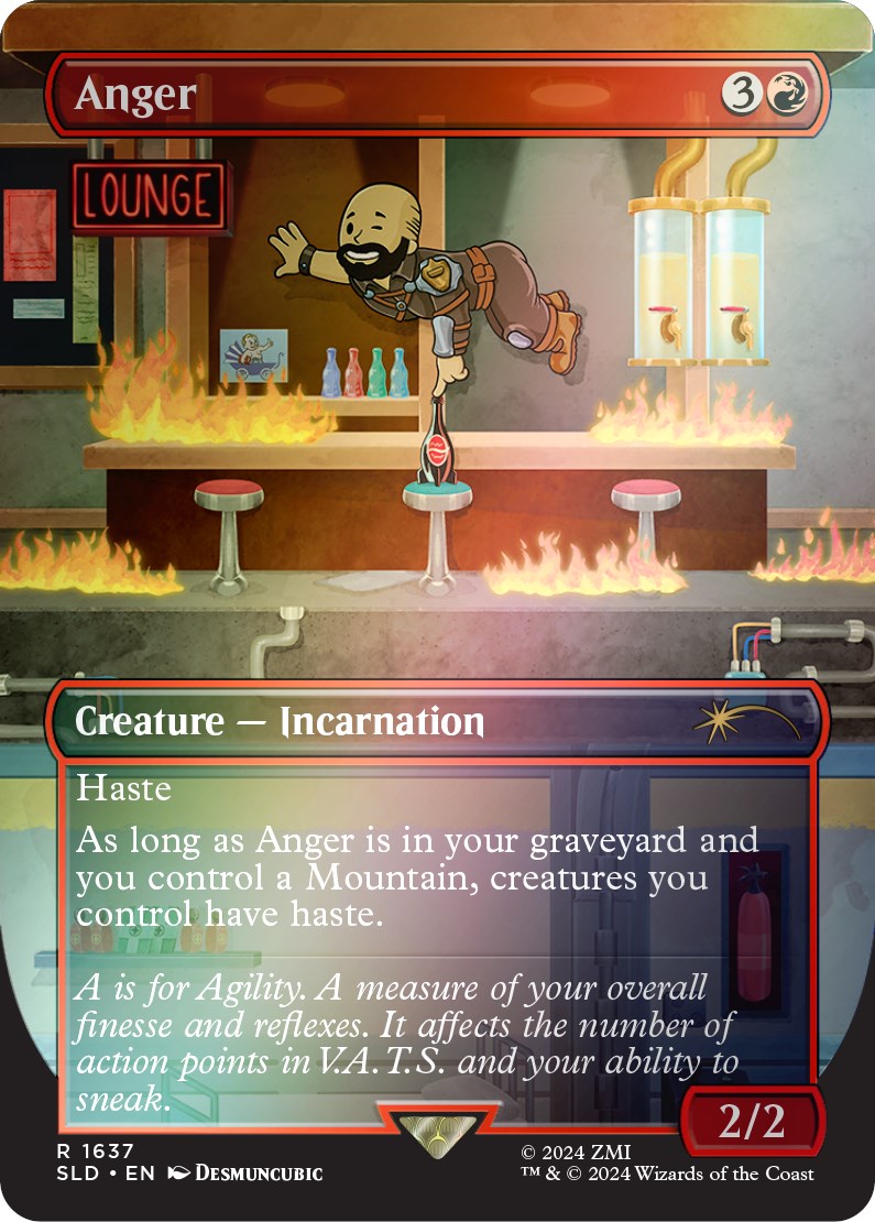 Anger (Rainbow Foil) [Secret Lair Drop Series] | Grognard Games