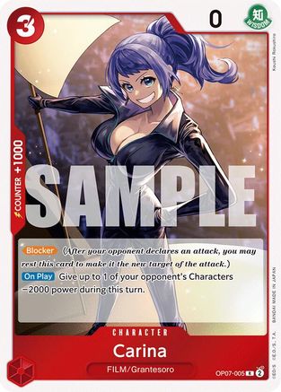 Carina (OP07-005) - 500 Years in the Future Foil | Grognard Games