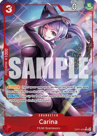 Carina (Parallel) (OP07-005) - 500 Years in the Future Foil | Grognard Games