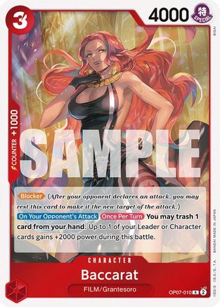 Baccarat (OP07-010) - 500 Years in the Future Foil | Grognard Games