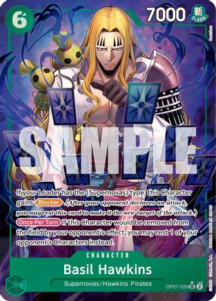 Basil Hawkins (Parallel) (OP07-029) - 500 Years in the Future Foil | Grognard Games
