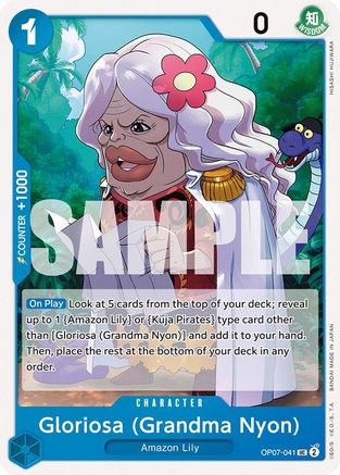 Gloriosa (Grandma Nyon) (OP07-041) - 500 Years in the Future | Grognard Games