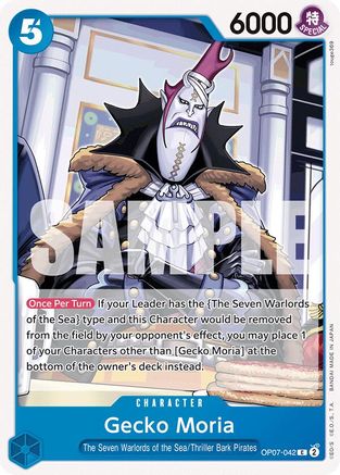Gecko Moria (042) (OP07-042) - 500 Years in the Future | Grognard Games