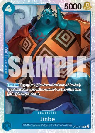 Jinbe (045) (OP07-045) - 500 Years in the Future Foil | Grognard Games