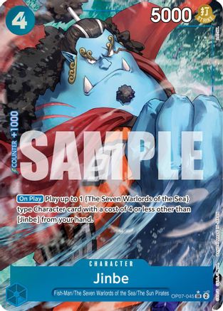 Jinbe (045) (Parallel) (OP07-045) - 500 Years in the Future Foil | Grognard Games