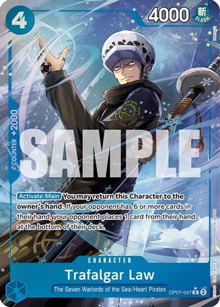 Trafalgar Law (047) (Parallel) (OP07-047) - 500 Years in the Future Foil | Grognard Games