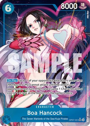 Boa Hancock (051) (Parallel) (OP07-051) - 500 Years in the Future Foil | Grognard Games