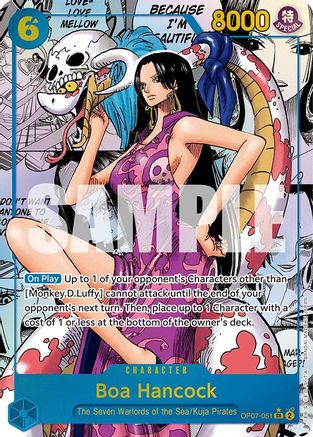 Boa Hancock (051) (Parallel) (Manga) (OP07-051) - 500 Years in the Future Foil | Grognard Games
