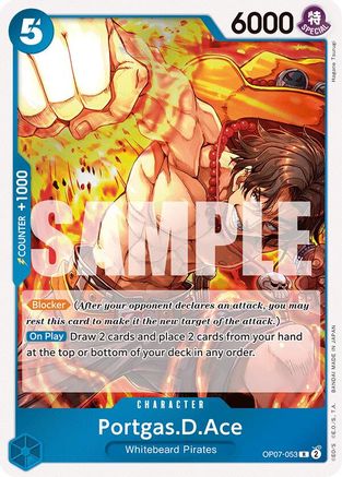 Portgas.D.Ace (053) (OP07-053) - 500 Years in the Future Foil | Grognard Games