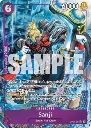Sanji (Parallel) (OP07-064) - 500 Years in the Future Foil | Grognard Games