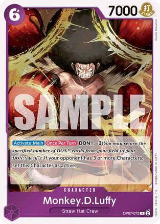 Monkey.D.Luffy (073) (OP07-073) - 500 Years in the Future Foil | Grognard Games