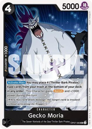 Gecko Moria (083) (OP07-083) - 500 Years in the Future | Grognard Games