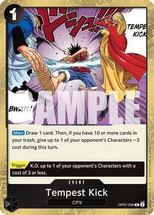 Tempest Kick (OP07-096) - 500 Years in the Future Foil | Grognard Games
