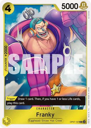 Franky (OP07-107) - 500 Years in the Future Foil | Grognard Games