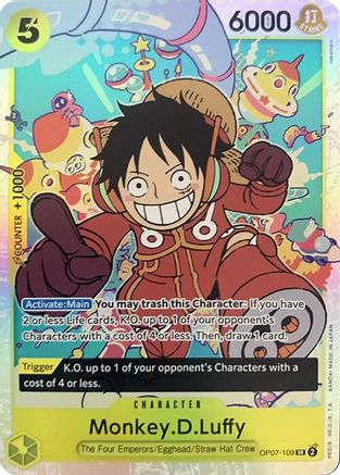 Monkey.D.Luffy (109) (OP07-109) - 500 Years in the Future Foil | Grognard Games