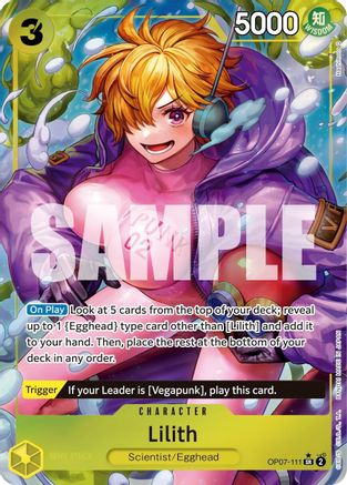 Lilith (Parallel) (OP07-111) - 500 Years in the Future Foil | Grognard Games