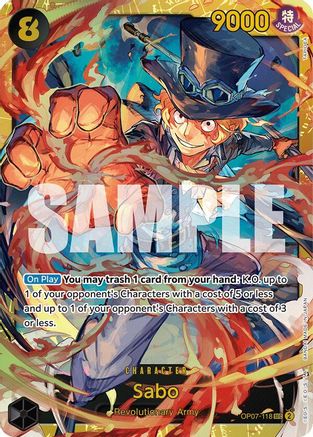 Sabo (OP07-118) - 500 Years in the Future Foil | Grognard Games
