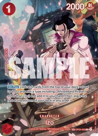 Izo (SP) (OP03-003) - 500 Years in the Future Foil | Grognard Games