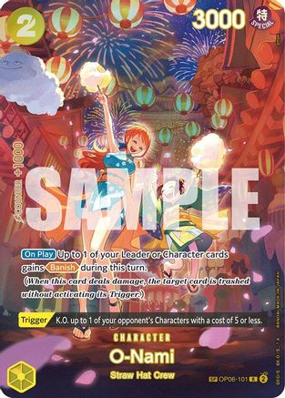 O-Nami (SP) (OP06-101) - 500 Years in the Future Foil | Grognard Games