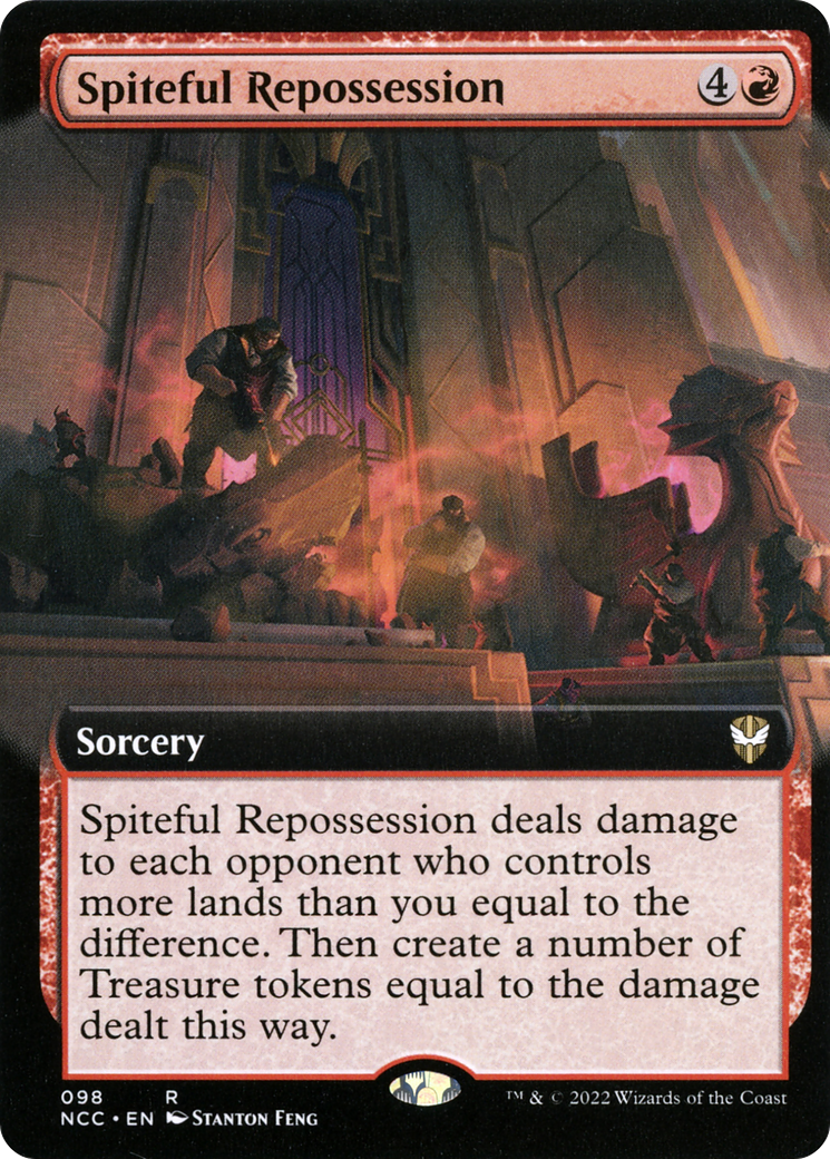 Spiteful Repossession (Extended Art) [Streets of New Capenna Commander] | Grognard Games