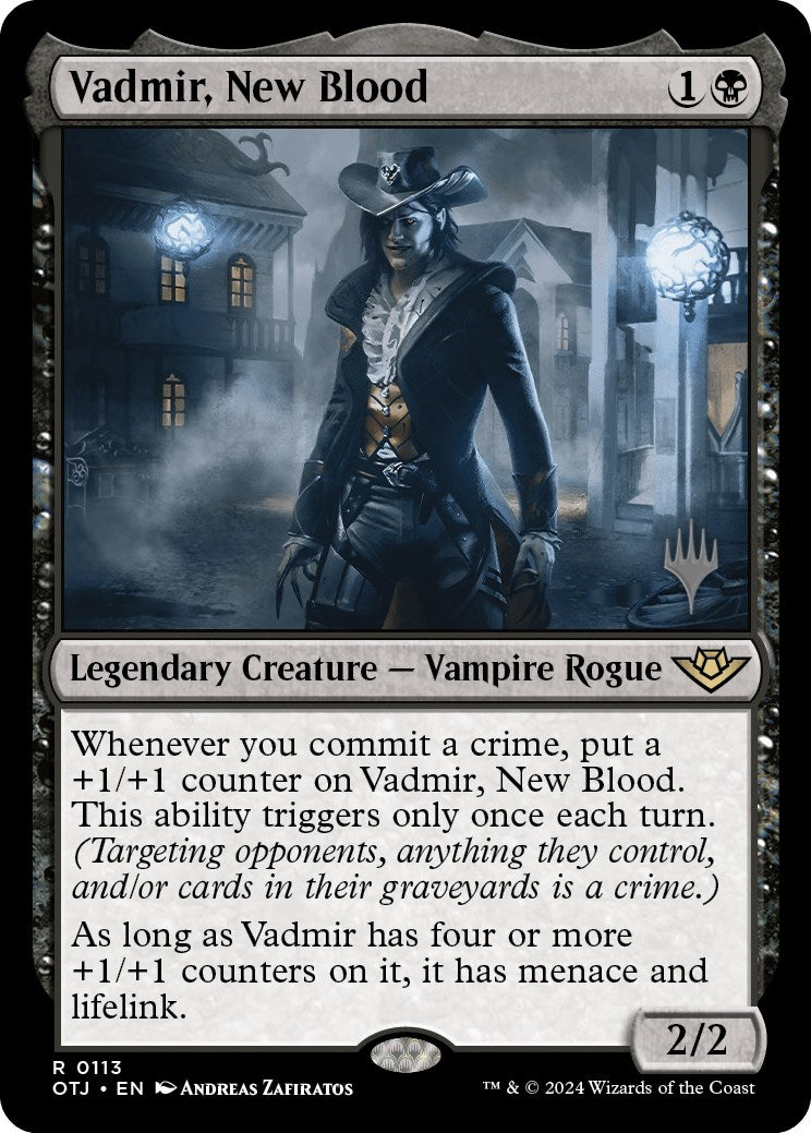 Vadmir, New Blood (Promo Pack) [Outlaws of Thunder Junction Promos] | Grognard Games