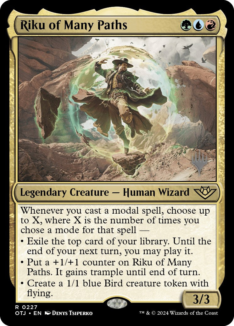 Riku of Many Paths (Promo Pack) [Outlaws of Thunder Junction Promos] | Grognard Games