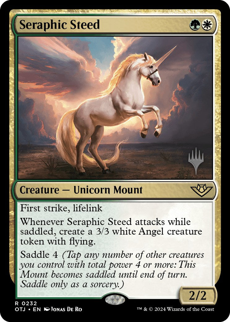 Seraphic Steed (Promo Pack) [Outlaws of Thunder Junction Promos] | Grognard Games