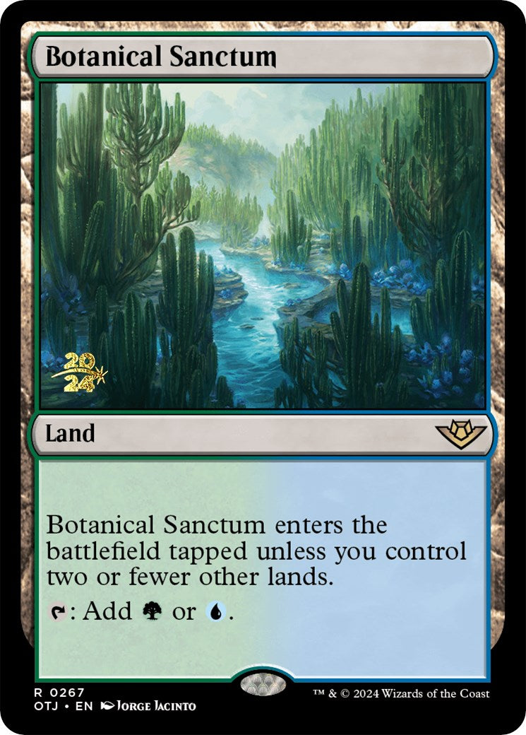 Botanical Sanctum (OTJ) [Outlaws of Thunder Junction Prerelease Promos] | Grognard Games