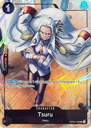 Tsuru (Premium Card Collection -Best Selection Vol. 1-) (OP02-106) - One Piece Promotion Cards Foil | Grognard Games