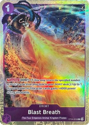 Blast Breath (Premium Card Collection -Best Selection Vol. 1-) (ST04-016) - One Piece Promotion Cards Foil | Grognard Games