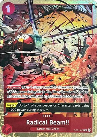 Radical Beam!! (Premium Card Collection -Best Selection Vol. 1-) (OP01-029) - One Piece Promotion Cards Foil | Grognard Games