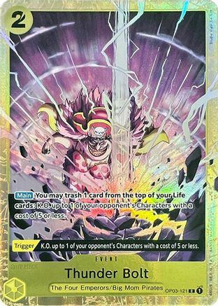 Thunder Bolt (Premium Card Collection -Best Selection Vol. 1-) (OP03-121) - One Piece Promotion Cards Foil | Grognard Games