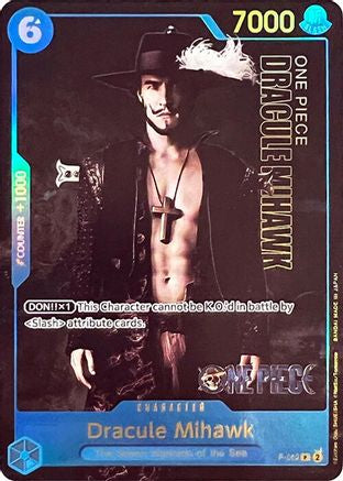 Dracule Mihawk (Premium Card Collection -Live Action Edition-) (P-052) - One Piece Promotion Cards Foil | Grognard Games