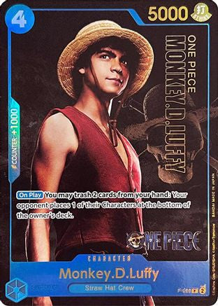 Monkey.D.Luffy (055) (Premium Card Collection -Live Action Edition-) (P-055) - One Piece Promotion Cards Foil | Grognard Games