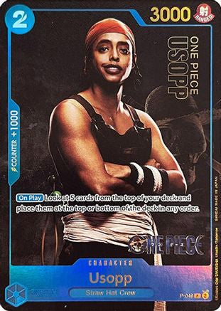 Usopp (Premium Card Collection -Live Action Edition-) (P-049) - One Piece Promotion Cards Foil | Grognard Games