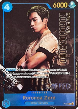 Roronoa Zoro (Premium Card Collection -Live Action Edition-) (P-056) - One Piece Promotion Cards Foil | Grognard Games